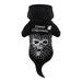 Shirts for Dog Cat And Dog Halloween Costume Mesh Black Skull Pet Dress Up Holiday Cosplay