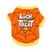 1Pc Halloween Pet Costume Cartoon Printing Pet Clothes Pet Lovely T-shirt