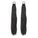 HX-Meiye Long Soft Ponytail Extension Natural Black Dark Brown Light Brown Hairpiece Personalized Hair Accessories Natural Black Two Pack