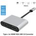 RIWPKFH 4K Type-C to HDMI-compatible VGA USB 3.0 Hub Adapter for MacBook Pro Air Huawei Matebook P30/P20 Lenovo/Xiaomi Notebook