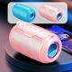 Chamoist Bluetooth Speakers Portable Wireless Bluetooth Speaker for Car Bluetooth Speaker with Lights Small Bluetooth Speakers Wireless Bluetooth Speaker Pink for iPhone Samsung and More