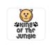 DistinctInk Mouse Pad - 1/4 Foam Rubber - King of the Jungle - Lion