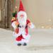 KIHOUT Clearance 10.2inch Santa Claus Figurines Standing Santa Statue Miniature Collection Hanging Santa Claus Pendant For Christmas Tree Fireplace Tabletop Centerpieces