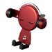 BESTONZON Cartoon Universal Car Gravity Car Phone Holder Air Vent Mount Bracket Navigation Support (Red)