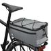 SAHOO 8L Insulated Trunk Cooler Bag Large Capacity Bike Rear Panniers Bag Reflective Rear Saddle Bag MTB Road Bike Bag for Warm or Cold