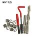 15-Piece Helicoil Car Coil Tool - Metric Thread Insert Kit - Suitable for M5 M6 M8 M12 and M14 - Repair and Reinforce Threads