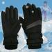 cllios Deals Of The Week Waterproof Children Ski Gloves Windproof Warm Snow Gloves for Cold Weather Thick Thermal Fleece Gloves for Boys and Girls Snow Outdoors Activities Supplies