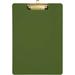 Dreamtimes Plain Dark Olive Green Solid Color Clipboard Acrylic Standard A4 Letter Size Clip Board with Low Profile Clip for Office Classroom Doctor Nurse and Teacher 12.5 x9