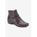 Extra Wide Width Women's Esme Bootie by Ros Hommerson in Brown Leather (Size 7 1/2 WW)