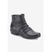 Wide Width Women's Esme Bootie by Ros Hommerson in Black Leather (Size 10 W)