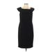 Calvin Klein Casual Dress - Sheath: Black Solid Dresses - Women's Size 12