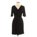 Apt. 9 Casual Dress - Sheath: Black Solid Dresses - Women's Size Large
