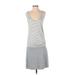 Lou & Grey Casual Dress - DropWaist: Gray Marled Dresses - Women's Size Small