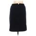 Adrienne Vittadini Casual Skirt: Black Solid Bottoms - Women's Size 12