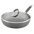 Anolon Advanced Home Hard Anodized Nonstick Ultimate Pan w/ Lid, 12 Inch Non Stick/Hard-Anodized Aluminum in Gray | 4 H x 19.75 D in | Wayfair