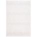 White 144 x 108 x 0.625 in Indoor Area Rug - Martha Stewart Rugs Msr1906 Serenity Area Rug In Ivory Polyester | 144 H x 108 W x 0.625 D in | Wayfair