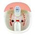 Paraheeter 13.7" D Slip Resistant Antimicrobial Circle Hot Tub Vacuum in Pink in Pink/White | 7.9 H x 15.7 W x 13.7 D in | Wayfair SD-818