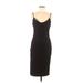 Bardot Casual Dress - Slip dress: Black Solid Dresses - Women's Size 6