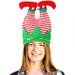 The Holiday Aisle® PMU Christmas Elf Twinkle Toe Hat Striped Christmas Costume Party Accessories in Red/White | Wayfair