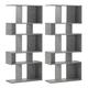 Ebern Designs Wiltraud Geometric Bookcase Wood in Gray | 70 H x 31 W x 11 D in | Wayfair 95B62005990D45888B68EF98CAFB47B3