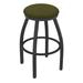 Wrought Studio™ Cragin XL 802 Swivel Stool Upholstered/Metal in Green/Gray/Brown | Bar Stool (30" Seat Height) | Wayfair