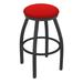 Wrought Studio™ Cragin XL 802 Swivel Stool Upholstered/Metal in Red/Gray/White | Extra Tall (36" Seat Height) | Wayfair