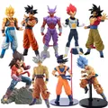 Anime Dragon Ball Z Broly Figure Super Warrior Goku Vegeta Green Ver. Figurines d'action Broli Broly