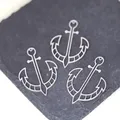 Pendentif coupe ancre marine en acier inoxydable pour hommes et femmes accessoires de bijoux faits