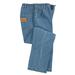 Blair Men's Haband Men’s Casual Joe® Stretch Waist Jeans - Blue - 38 - Medium