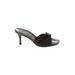 Donald J Pliner Heels: Slip-on Stilleto Cocktail Brown Solid Shoes - Women's Size 9 - Open Toe