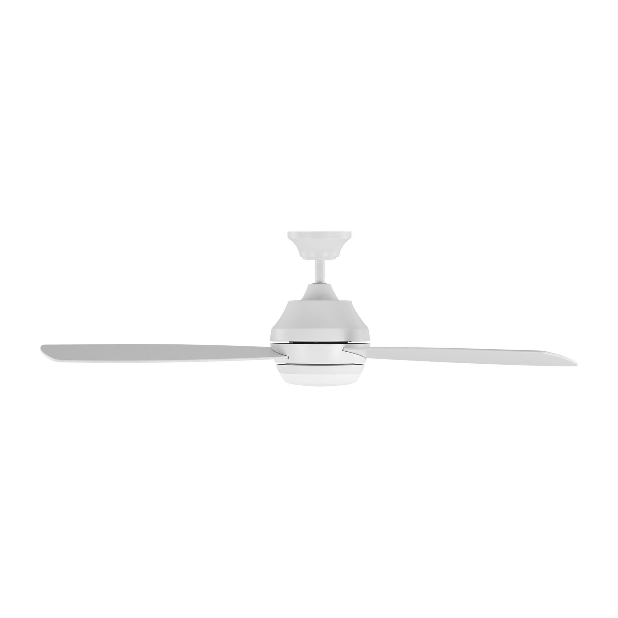 Visual Comfort Fan Collection Ikon 52 Inch Ceiling Fan with Light Kit - 3IKDR52RZWD