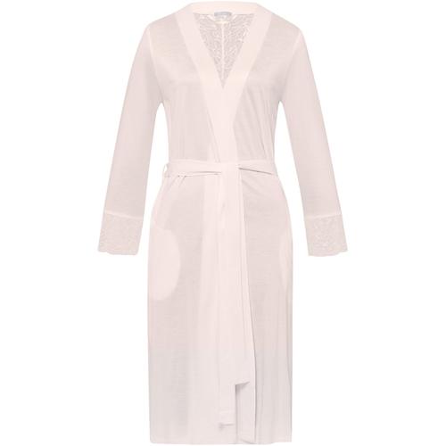 Hanro Morgenmantel Damen rosa, L