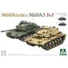 TAKOM 5022 scala 1/72 M60A1 con ERA e M60A3 1 + 1 Kit di costruzione di modelli militari