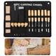 16Pcs Wood Carving Tools Professional Wood Chisel Set With Storage Sharp Steel Chisels With Wooden