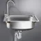 Kitchen sink Handmade stainless steel single bowl sink above counter or wall mounted vegetable Wash