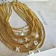 KKBEAD 26 Initials Necklace for Women Letter Necklace High Quality 18 K Gold Plated Beaded Choker