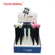 Quick Drying 0.5mm Gel Pen Set 36pcs Pack Cute Tooth Shape Signing Pens Smooth Ink Refill Black