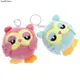 New 9CM OWL Key Chain Toys Plush Stuffed Animal Owl TOY Small Pendant Dolls Wedding Party Gift Plush