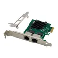 BCM5718 Gigabit Server Network Card PCI Express X1 Dual Port Network Adapter Card Compatible With