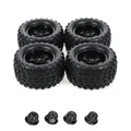 4 stücke 125mm Gummi 1/10 rc Monster Truck Reifen und Felgen 12mm Sechs kant mit Nylon 4mm Konter