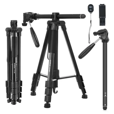 Andoer TTT-009 Stativ 168cm Ein beins tativ Kamera horizontales Stativ für Canon Sony Nikon DSLR Mirroless Kameras Camcorder Smartphones