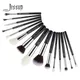 Jessup Pinsel 15 stücke Schwarz/Silber Make-Up Pinsel Set Make-Up Pinsel Tools kit Foundation Pulver