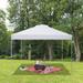 10x10Ft Pop Up Canopy Tent with Wheeled Bag,Straight Legs, 100 Sq. Ft