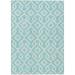 Addison Rugs Chantille ACN621 Aqua 8 x 10 Indoor Outdoor Area Rug Easy Clean Machine Washable Non Shedding Bedroom Living Room Dining Room Kitchen Patio Rug