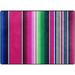 Dreamtimes Mexican Serape Stripes Area Rug 80 x 58 Pet & Child Friendly Carpet for Living Room Bedroom Dining Room Indoor Outdoor Soft Rug Washable Non Slip Comfortable Area Rug