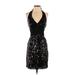 White House Black Market Cocktail Dress - Party: Black Stars Dresses - Women's Size 0