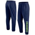 Men's Fanatics Branded Navy Seattle Seahawks Big & Tall Chop Block Lounge Pants