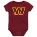 Newborn & Infant Burgundy Washington Commanders Team Logo Bodysuit