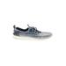 TOMS Sneakers: Blue Color Block Shoes - Women's Size 10 - Almond Toe