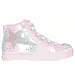 Skechers Girl's Twinkle Toes: Twi-Lites 2.0 - Star Zips Sneaker | Size 11.5 | Pink | Synthetic/Textile